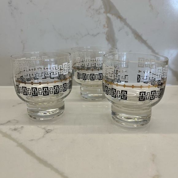 Libbey Other - MCM set of 3 Libby Condiment Dessert Dip Cocktail Sauce Glasses Serve-ware